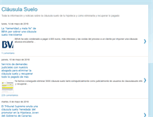 Tablet Screenshot of clausulasuelo.info